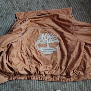 Vtg 90s style Leather Timberland Winter Coat
